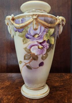 Antique Nippon Hand-Painted Vase