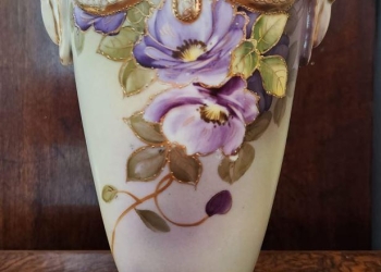Antique Nippon Hand-Painted Vase