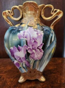 Nippon Iris Vase