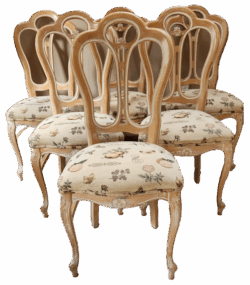 Beech-wood dining chairs
