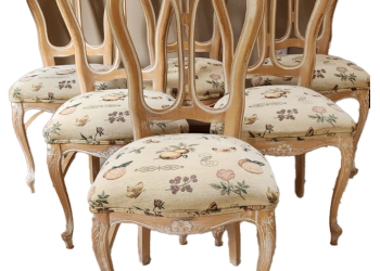 Beech-wood dining chairs