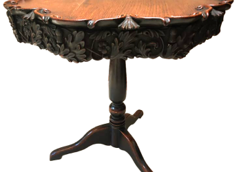 Lamp/side table of Scottish origin