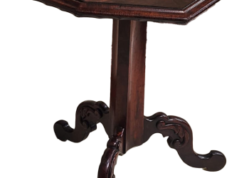 Rare Victorian Octagonal inlaid side table