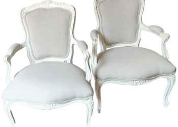 Painted Louis chairs
